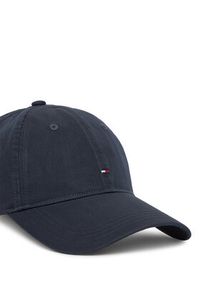 TOMMY HILFIGER - Tommy Hilfiger Czapka z daszkiem Essential Flag Soft Cap AW0AW17632 Granatowy. Kolor: niebieski. Materiał: bawełna, materiał