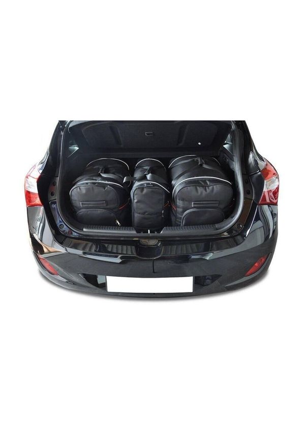 KJUST - Torby Do Bagażnika Hyundai I30 Hatchback 2012-2016 3Szt Kjust. Kolor: czarny. Styl: sportowy