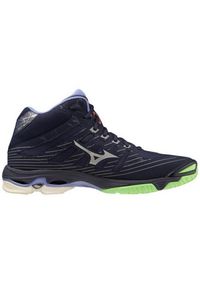 Mizuno - Męskie Buty Do Siatkówki Wave Voltage Mid Cut. Kolor: niebieski. Model: Mizuno Wave. Sport: siatkówka