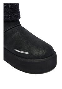 Karl Lagerfeld - KARL LAGERFELD Śniegowce Thermo KL48552 Czarny. Kolor: czarny. Materiał: materiał #4