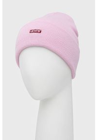 Levi's® - Levi's Czapka kolor różowy D6248.0004-81. Kolor: różowy. Materiał: materiał, dzianina. Styl: biznesowy #2