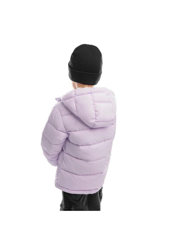 SIROKO - Chłopięca kurtka puchowa Lifestyle Siroko Mousse. Kolor: fioletowy. Materiał: puch