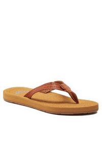 Roxy Japonki ARJL101146 Brązowy. Kolor: brązowy. Materiał: skóra #4
