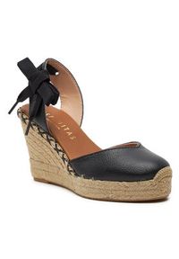 Hispanitas Espadryle HV243382 Czarny. Kolor: czarny. Materiał: skóra