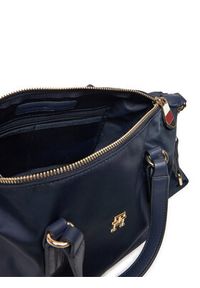 TOMMY HILFIGER - Tommy Hilfiger Torebka Poppy Th Small Tote AW0AW15640 Granatowy. Kolor: niebieski #4