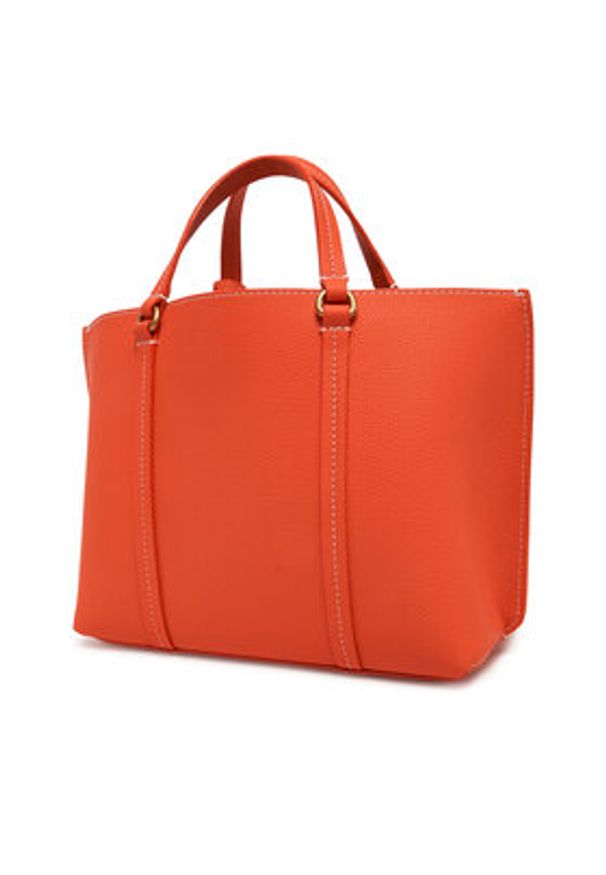 Pinko - PINKO Torebka Carrie Shopper Classic AI 24-25 PLTT 102833 Czerwony. Kolor: czerwony. Materiał: skórzane