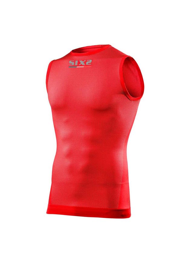 SIXS - Podkoszulek rowerowy SMX. Kolor: czerwony. Materiał: skóra. Sport: kolarstwo