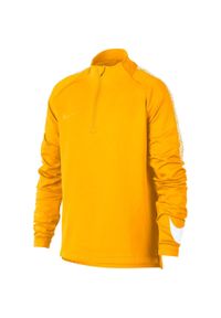 Bluza sportowa dla dzieci Nike B Dry Squad Drill Top JUNIOR. Kolor: żółty