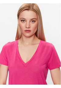 United Colors of Benetton - United Colors Of Benetton T-Shirt 3NLHE4249 Różowy Regular Fit. Kolor: różowy. Materiał: lyocell #4