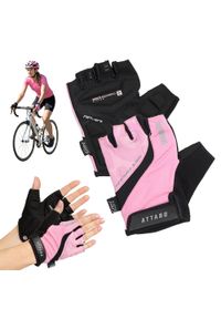 Rękawiczki rowerowe damskie ATTABO Kinu Pro WMNS. Kolor: różowy. Sport: kolarstwo #1