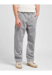 Lee - MESKIE SPODNIE LEE SLOUCHY STR CARPENTER GEMINI GREY 112370584 #1