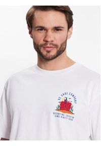 DC Shoes T-Shirt Stuck On You ADYZT05245 Biały Relaxed Fit. Kolor: biały. Materiał: bawełna #5