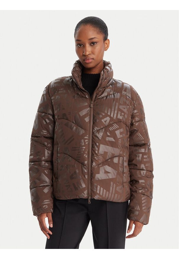 EA7 Emporio Armani Kurtka zimowa 7W000654 AF16408 F6104 Brązowy Regular Fit. Kolor: brązowy. Materiał: syntetyk. Sezon: zima