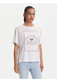 Emporio Armani Underwear T-Shirt EW000553 AF10887 U0002 Biały Loose Fit. Kolor: biały. Materiał: bawełna