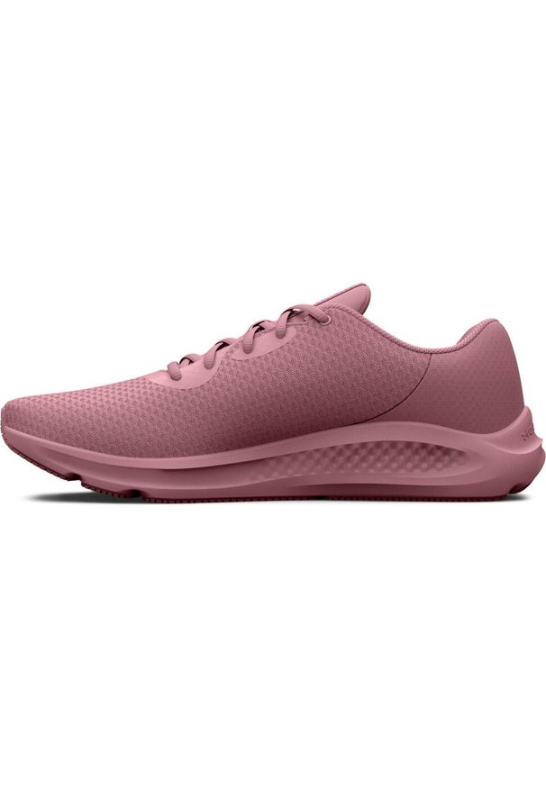 Buty do biegania damskie Under Armour Charged Pursuit 3 W. Kolor: różowy, wielokolorowy. Materiał: materiał, syntetyk. Szerokość cholewki: normalna
