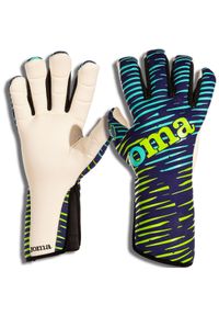 Rękawice bramkarskie unisex Joma GK PANTHER piłkarskie treningowe na rzep. Kolor: niebieski. Sport: piłka nożna #1