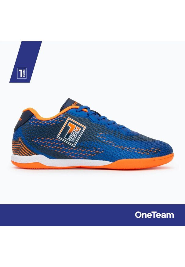 ONETEAM - Buty piłkarskie dziecięce OneTeam Robero Teen IC. Kolor: niebieski. Sport: piłka nożna