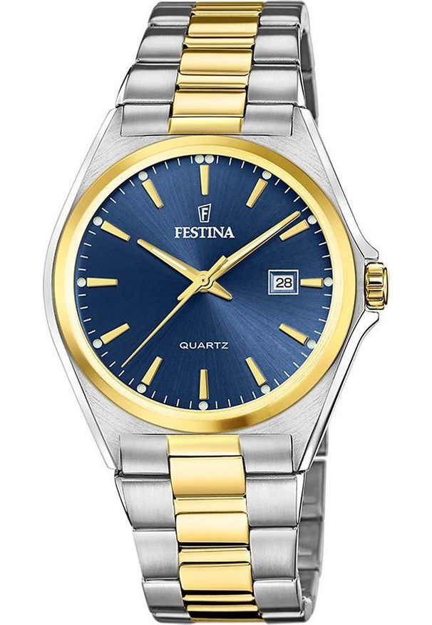 Zegarek Festina Zegarek męski Festina F20554-4 srebrny. Kolor: srebrny