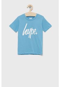 Hype t-shirt dziecięcy (3-pack) wzorzysty. Okazja: na co dzień. Kolor: niebieski. Materiał: dzianina. Wzór: nadruk. Styl: casual #10