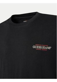 Guess Jeans T-Shirt M4BI75 K8FQ4 Czarny Oversize. Kolor: czarny. Materiał: bawełna