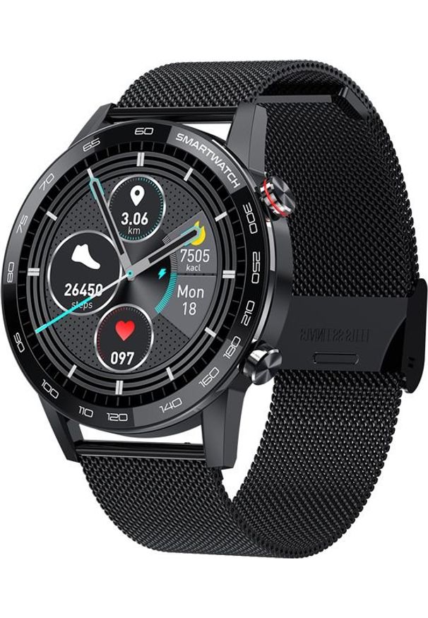 Smartwatch Microwear L16 Czarny. Rodzaj zegarka: smartwatch. Kolor: czarny