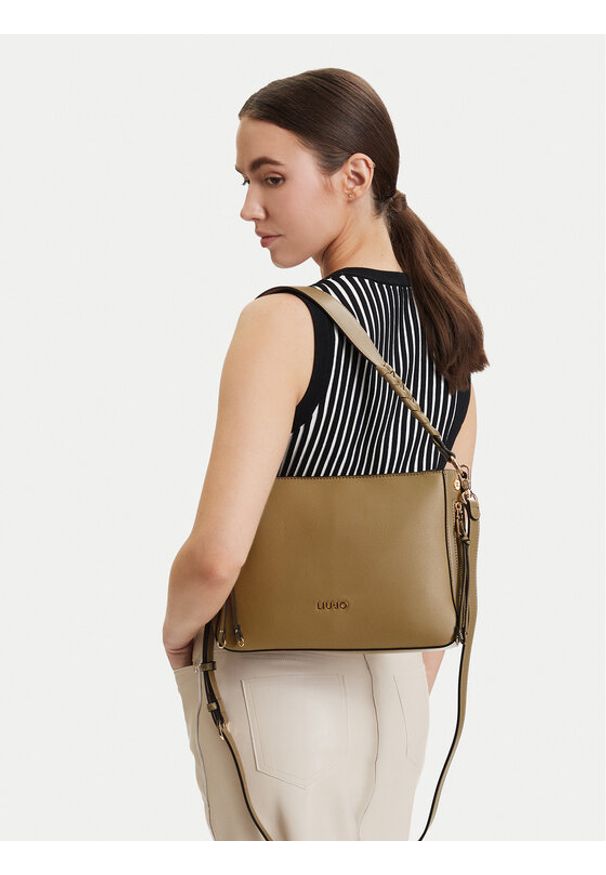 Liu Jo Torebka AA6038 E1120 Beżowy. Kolor: beżowy. Materiał: skórzane