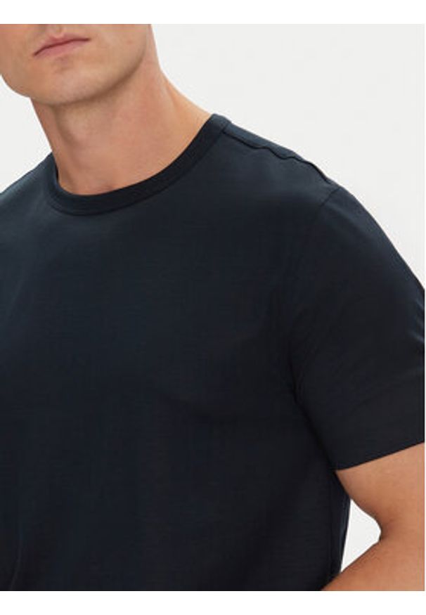 BOSS T-Shirt Thompson 50 50513674 Granatowy Regular Fit. Kolor: niebieski. Materiał: bawełna