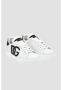 Dolce and Gabbana - DOLCE & GABBANA Białe buty SNEAKERS. Kolor: biały #3