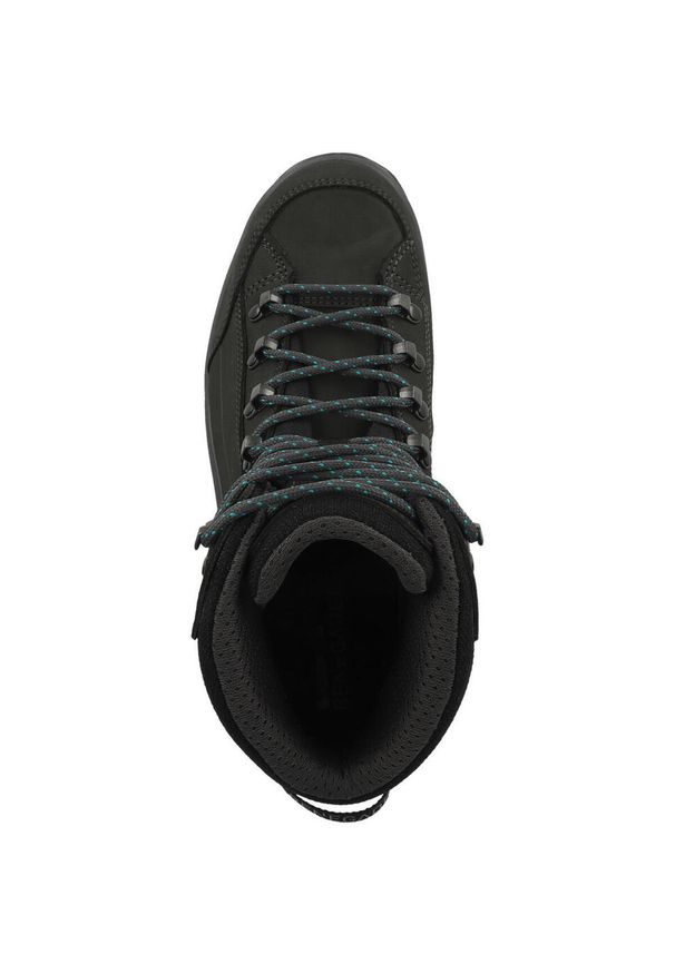 Buty trekkingowe damskie Lowa Renegade Evo Mid Gtx. Wysokość cholewki: za kostkę. Kolor: czarny. Materiał: skóra, tkanina. Szerokość cholewki: normalna