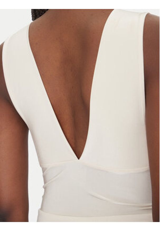 ACCESS FASHION Body 53-2223-391 Écru Slim Fit. Kolor: kremowy. Materiał: syntetyk