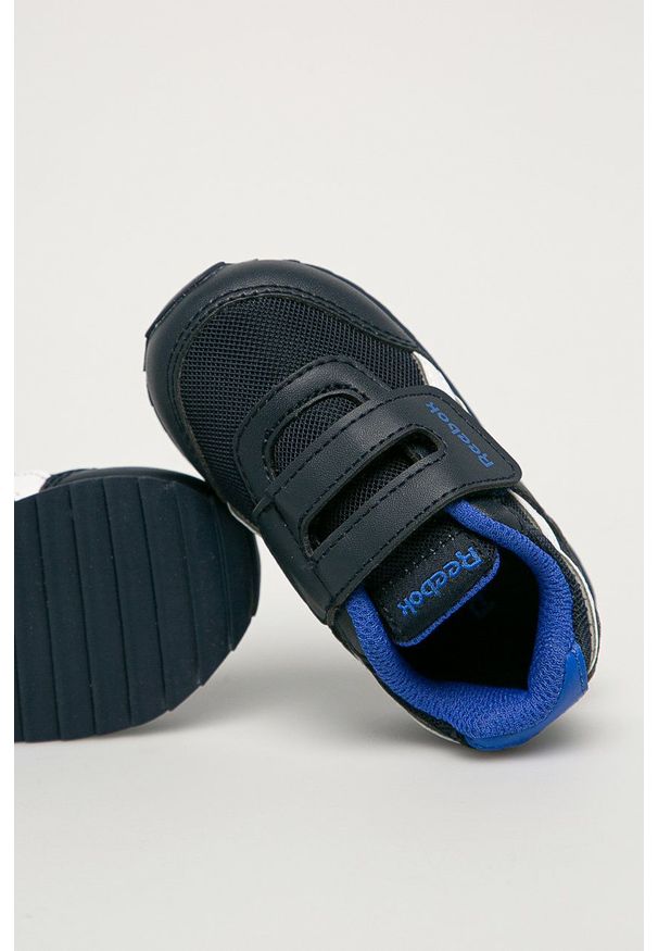 Reebok Classic - Buty dziecięce Royal CLJOG. Nosek buta: okrągły. Zapięcie: rzepy. Kolor: niebieski. Materiał: guma. Model: Reebok Classic, Reebok Royal