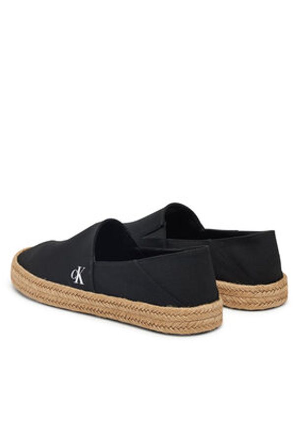 Calvin Klein Jeans Espadryle Inj Espadrille Cv YM0YM01251 Czarny. Kolor: czarny. Materiał: materiał
