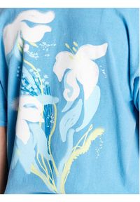 BDG Urban Outfitters T-Shirt 75326181 Błękitny Oversize. Kolor: niebieski. Materiał: bawełna #4