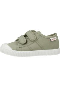 VICTORIA - Buty tenisówki dziecięce Victoria. Kolor: zielony. Materiał: tkanina