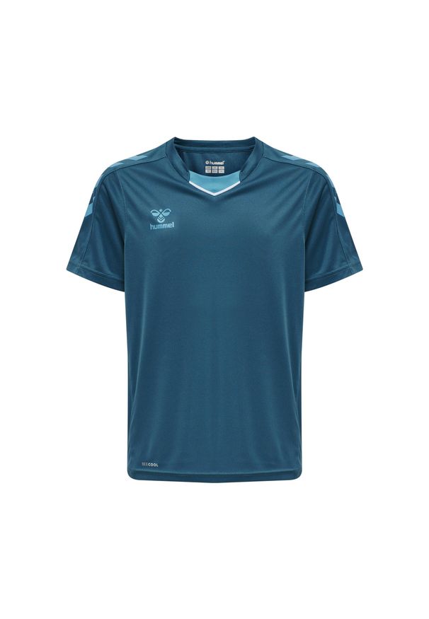 Koszulka dziecięca Hummel hmlCORE XK. Kolor: różowy, niebieski, wielokolorowy, pomarańczowy. Sport: piłka nożna