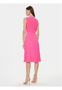 Nissa Sukienka koktajlowa RZ14841 Różowy Slim Fit. Kolor: różowy. Materiał: syntetyk. Styl: wizytowy