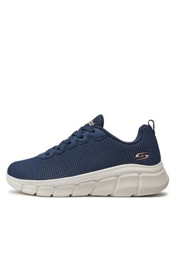 skechers - Skechers Sneakersy Bobs B Flex-Visionary Essence 117346/NVY Granatowy. Kolor: niebieski. Materiał: mesh, materiał