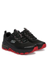 skechers - Skechers Trekkingi MAX PROTECT PROMOTE 237669/BKRD Czarny. Kolor: czarny. Materiał: skóra. Sport: turystyka piesza #4