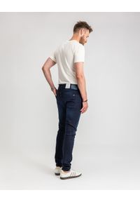 Męskie Spodnie Jeansowe Mustang Style Frisco Skinny Denim Blue 1017116 5000 801