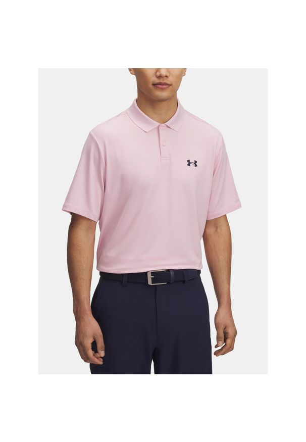 Koszulka Under Armour Tech Tank. Typ kołnierza: polo. Kolor: różowy