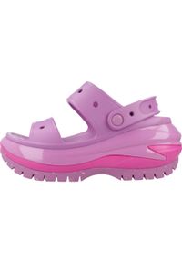 Klapki Crocs Model Classic Mega Crush Sandal Kolor Fioletowy. Kolor: fioletowy. Materiał: syntetyk, materiał