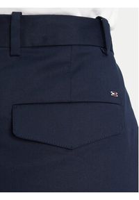 TOMMY HILFIGER - Tommy Hilfiger Spodnie materiałowe WW0WW45791 Granatowy Wide Leg. Kolor: niebieski. Materiał: lyocell #3