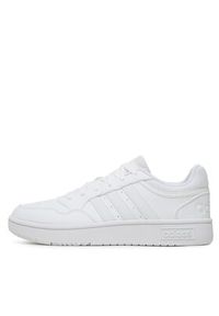 Adidas - adidas Sneakersy Hoops 3.0 IG7916 Biały. Kolor: biały. Materiał: materiał