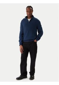 Jack & Jones Sweter Point 12287316 Niebieski Relaxed Fit. Kolor: niebieski. Materiał: bawełna #6