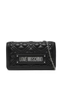 Love Moschino - LOVE MOSCHINO Torebka JC5681PP1MLA000B Czarny. Kolor: czarny. Materiał: skórzane