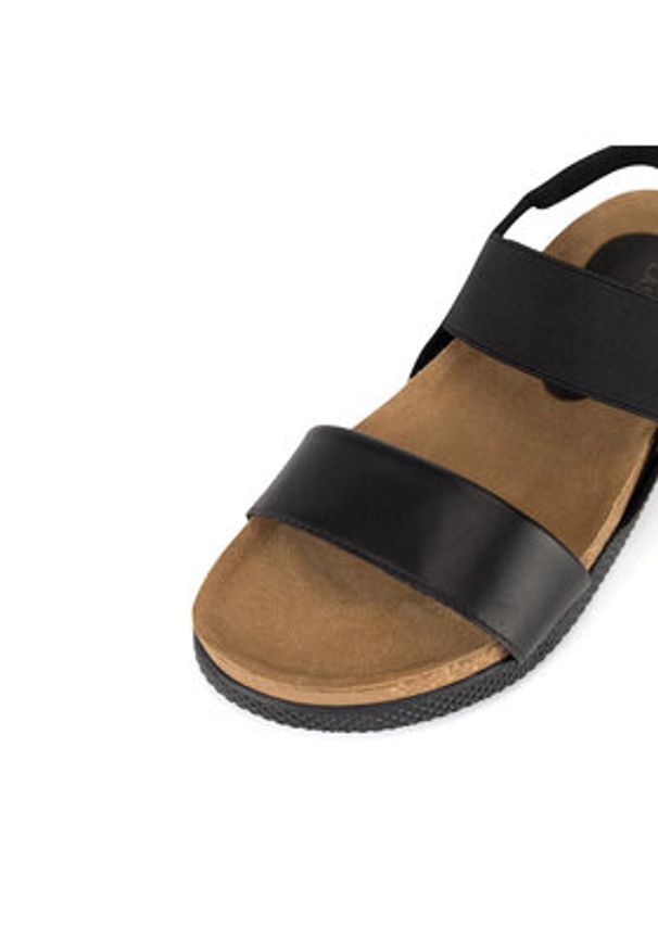 Lasocki Sandały ARC-BIERGE-18 Czarny. Kolor: czarny. Materiał: materiał