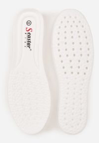 Renee - Wielokolorowe Sneakersy na Tłoczonej Platformie Ozdobione Dwoma Paskami Hesaia. Okazja: na co dzień. Zapięcie: pasek. Kolor: wielokolorowy. Materiał: jeans. Wzór: aplikacja. Obcas: na platformie #5