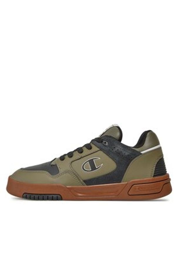 Champion Sneakersy Z80 Skate Low Cut Shoe S22101-GS521 Khaki. Kolor: brązowy. Materiał: skóra. Sport: skateboard