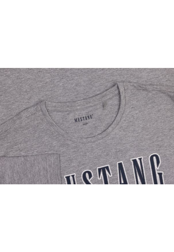 Męski T-Shirt Mustang Style Alex Mid Grey Mélange 1017336 4140