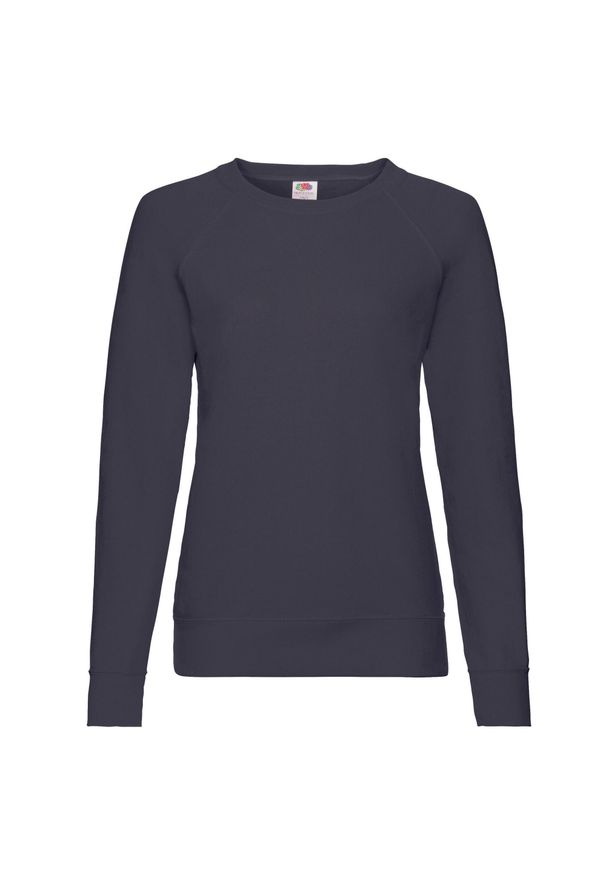 FRUIT OF THE LOOM - Lekki Sweter Raglanowy Dla Kobiet. Kolor: niebieski. Długość rękawa: raglanowy rękaw